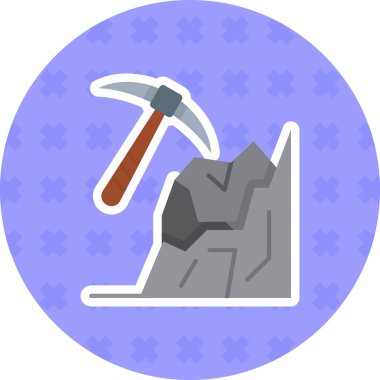 Balta. Web simgesi basit illüstrasyon