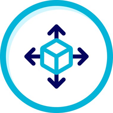 Oklar. Web simgesi basit illüstrasyon