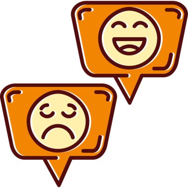 Gülümse ikon vektör illüstrasyonu