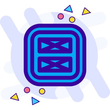 Meksika Meksika Meksika renginde Meksika ikonu beyaz arka planda izole edilmiş. Meksika Meksika kültür tabelası. vektör