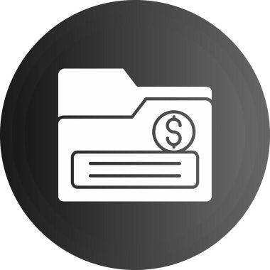 Dolar vektör simgesi tasarımı, dolar kart simgesi