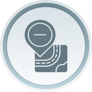 Yol simgesi vektör illüstrasyonu