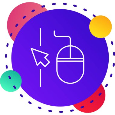 Beyaz arka planda balık ikonu olan renkli olta kancası. Balık oltası. Değişken rastgele dinamik şekiller. vektör illüstrasyonu