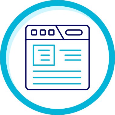 Kitap. Web simgesi basit illüstrasyon