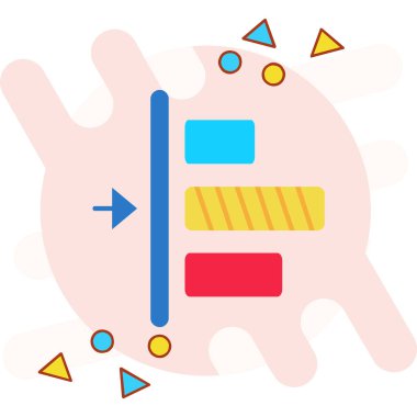 Tıbbi termometrenin bir simgesinin vektör çizimi
