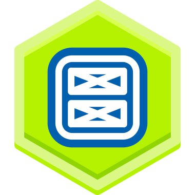 Yeşil kurdeleli altıgen