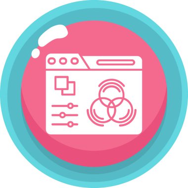 Yıkama. Web simgesi basit illüstrasyon