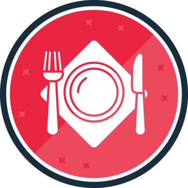 Gıda simgesinin vektör illüstrasyonu