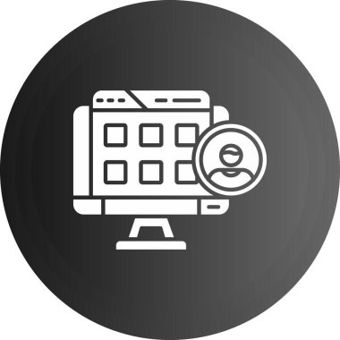 seo modern simgesinin vektör illüstrasyonu