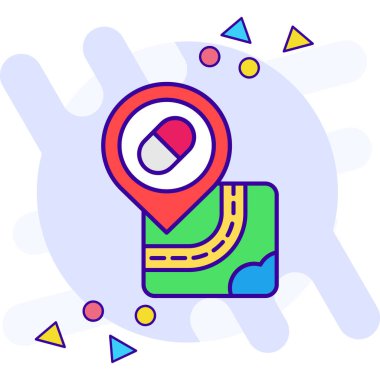 harita konum gezinme simgesi