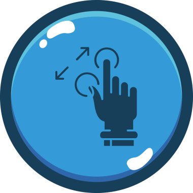 el simgesi vektör illüstrasyonu