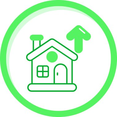 ev simgesi vektör illüstrasyonu