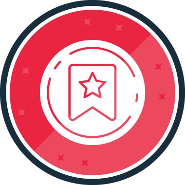 Rozet Simgesi Moda Biçiminde İzole Arkaplan