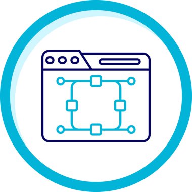 seo modern simgesinin vektör illüstrasyonu