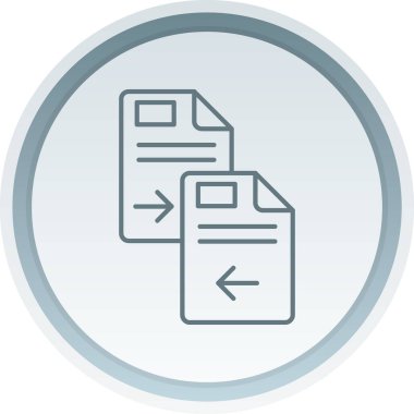 Dosya simgesinin vektör illüstrasyonu