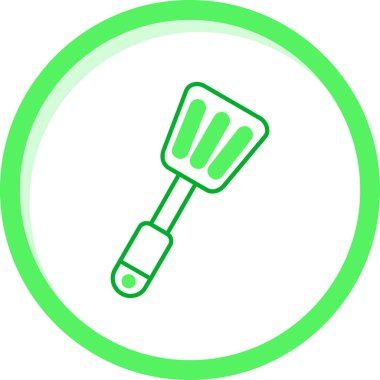 Fırça. Web simgesi basit tasarım