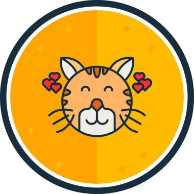 hayvan simgesi vektör illüstrasyonu