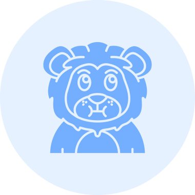 Mavi yüzlü şirin bir ayı.