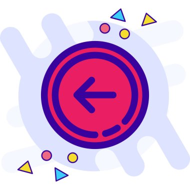 Saat simgesi vektör illüstrasyonu