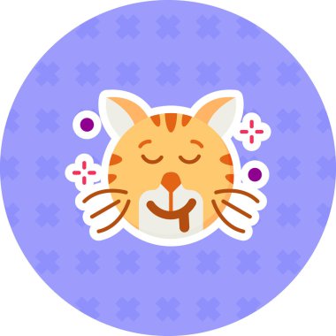 Hayvan. Web simgesi basit illüstrasyon