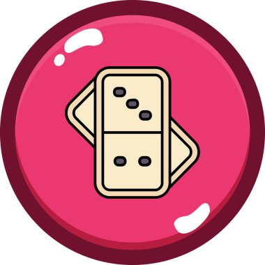 Bilardo mu? Web simgesi basit illüstrasyon