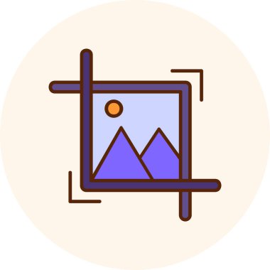 Harita. Web simgesi basit illüstrasyon