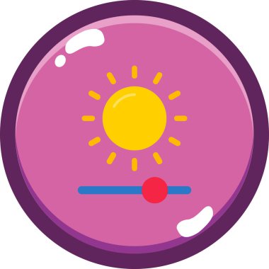 hava durumu web vektörü düz simgesi