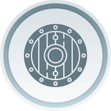 Eşsiz Fan Vektörü Kabartma Simgesi