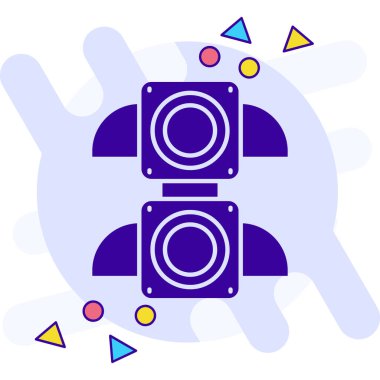 kamera simgesi vektör illüstrasyonu