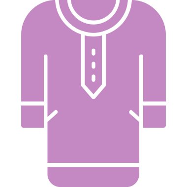 vector illustration of a female dress