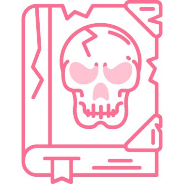 Kafatası. Web simgesi basit illüstrasyon