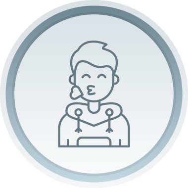 Kadın simgesi, vektör illüstrasyonu