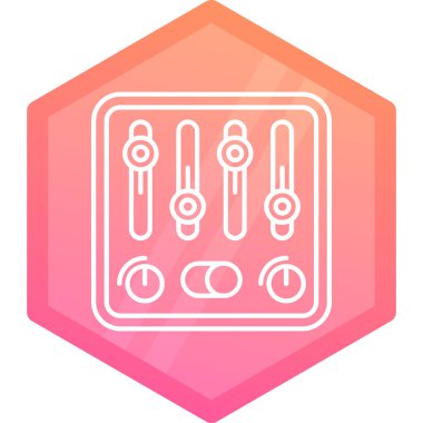 çizgi araba fren diski simgesi beyaz arkaplanda izole edildi. Araba fren tabelası. Renkli taslak konsepti. vektör.