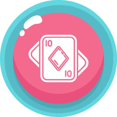 Bir oyun simgesinin vektör illüstrasyonu