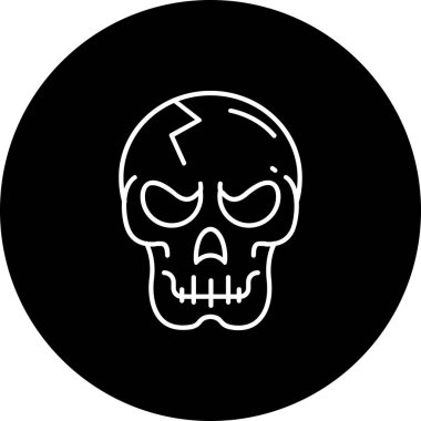 Bir Cadılar Bayramı simgesinin vektör illüstrasyonu