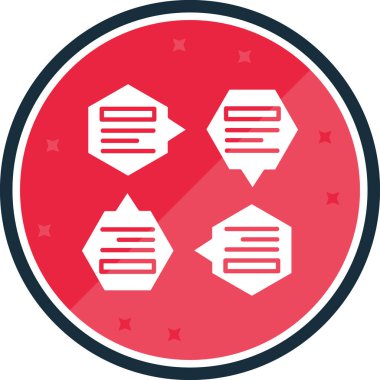 Bir simgenin vektör illüstrasyonu