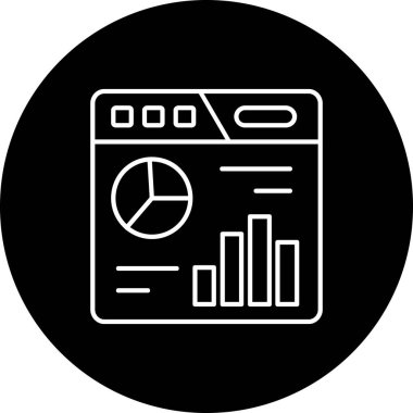 seo modern simgesinin vektör illüstrasyonu