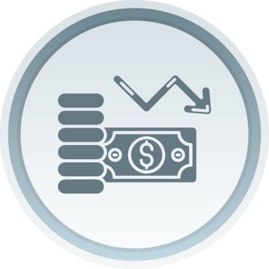 İş haritası simgesi. Web için iş grafik vektör simgelerinin basit illüstrasyonu