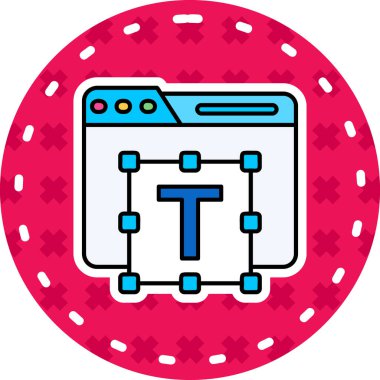 ağ web simgesi, vektör çizim