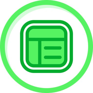 Rozet web simgesi, basit vektör illüstrasyonuName