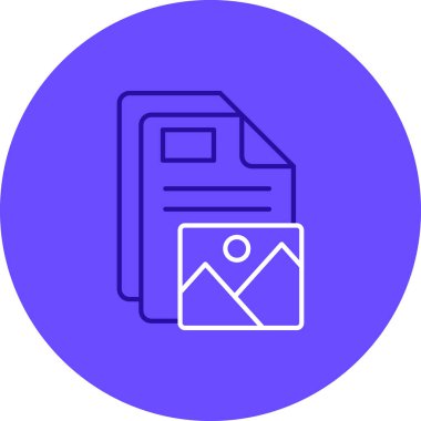 Dosya. Web simgesi basit illüstrasyon