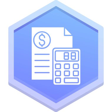 hesap makinesi simgesi vektör illüstrasyonu