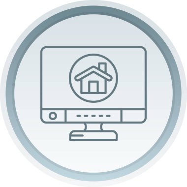 Ev simgesi vektör illüstrasyonu