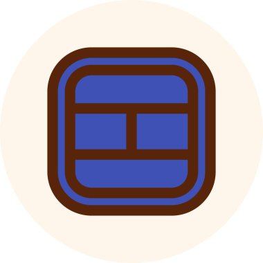 Çikolata parçacıklı. Basit tasarım