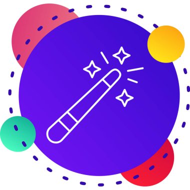 Beyaz arkaplanda izole edilmiş havai fişek simgesi. Mutlu eğlenceli bir parti. patlayıcı havai fişek sembolü. Renkli taslak konsepti. vektör.