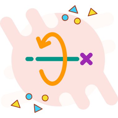 beyaz arkaplan üzerindeki renk web simgesi