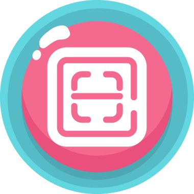 Banyo. Web simgesi basit illüstrasyon