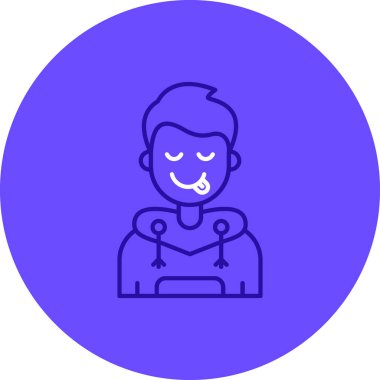 Bir adamın vektör illüstrasyonu