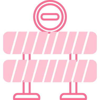 Bir karikatür ve kırmızı ve siyah ikonun vektör çizimi