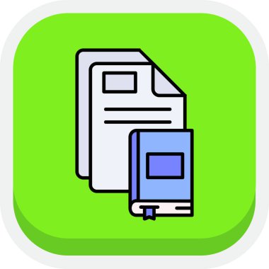 Kağıt simgesi olan yazıcı, basit biçim